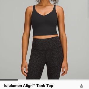 Lululemon Black Align Tank Top (Size 6)